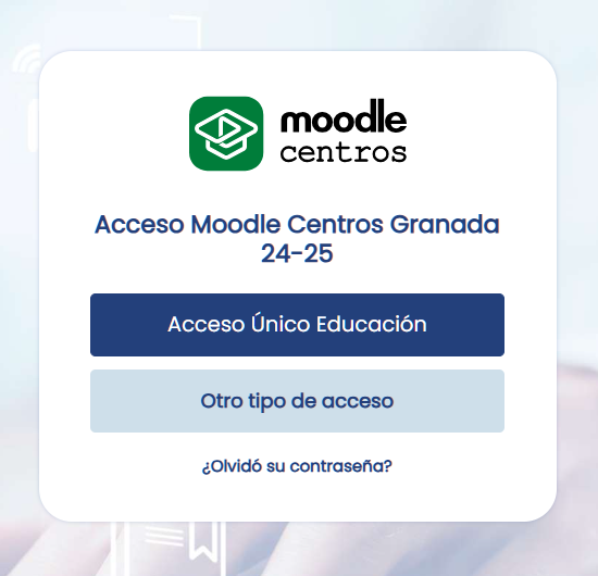 Moodle centros Granada
